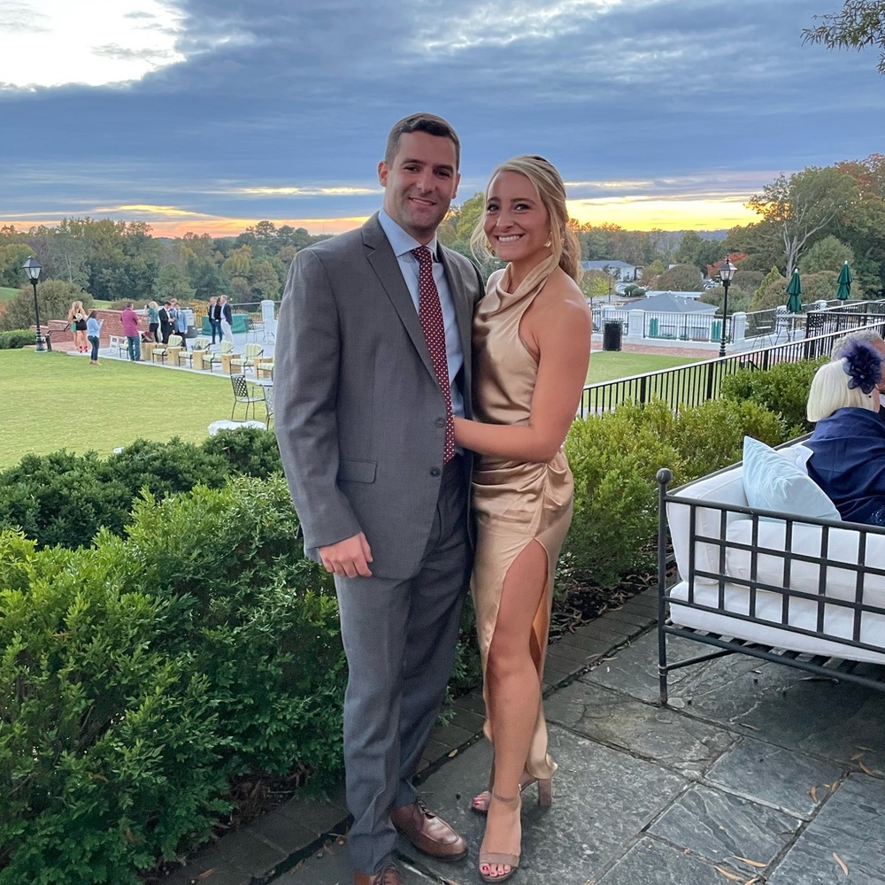 Amanda Uprichard X Revolve Samba Gown in Toffee size small